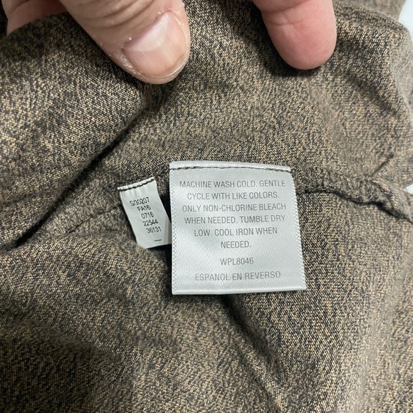 Tasso Elba Polo Shirt Men's Extra Large Brown Long Sleeve Knit - Picture 7 of 10